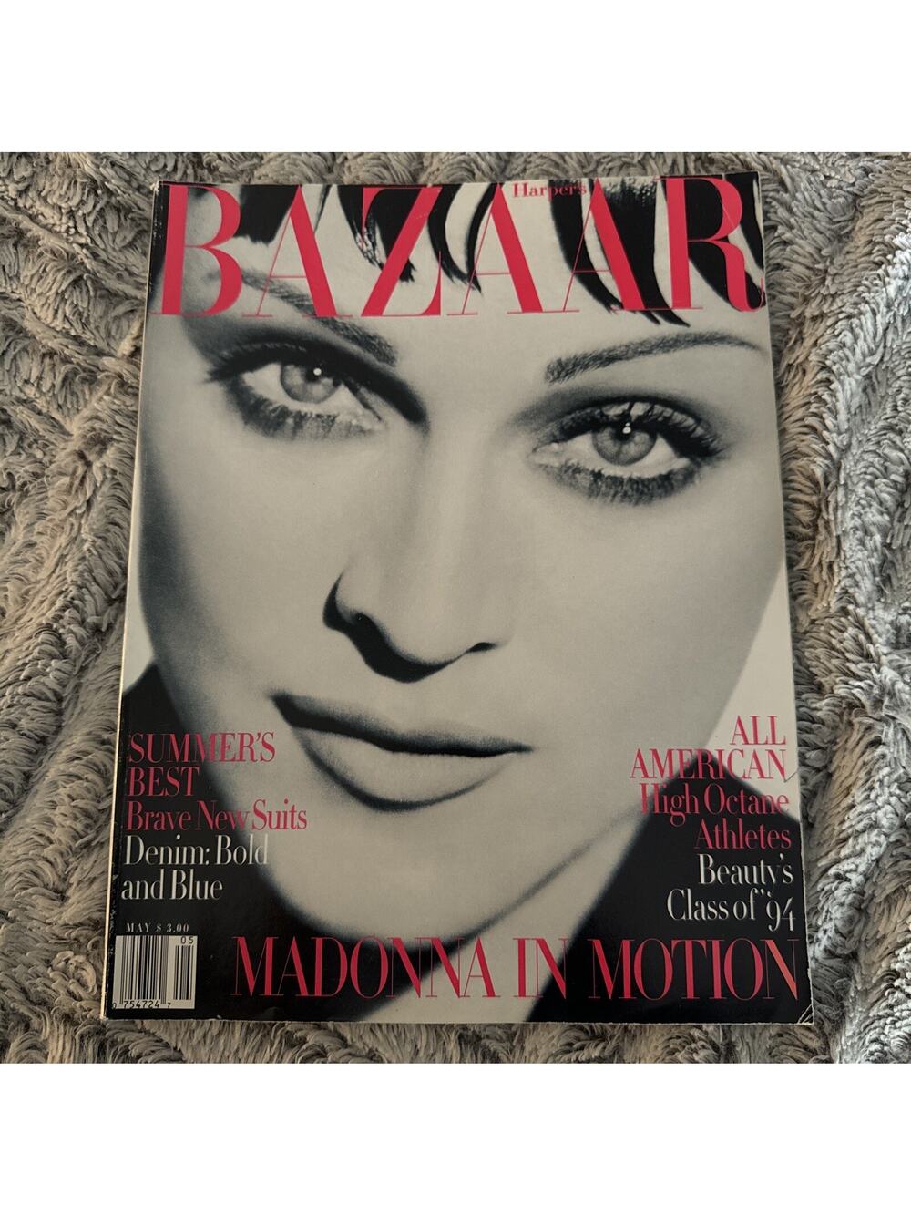 HARPER'S BAZAAR Magazine MAY 1994 Issue - Madonna - Fashion Icon